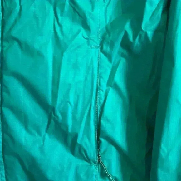 Eddie Bauer Teal Green Rain Jacket - Size Medium - Picture 3 of 7
